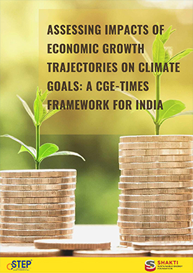 Assessing Impacts of Economic Growth Trajectories on Climate Goals: A CGE-TIMES Framework for India